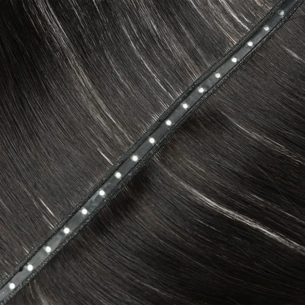 Butterfly Weft Hair Extensions Pu Hole Weft Double Sided Genius Weft Bundles Hand Tied Weft Invisible Weave For Women