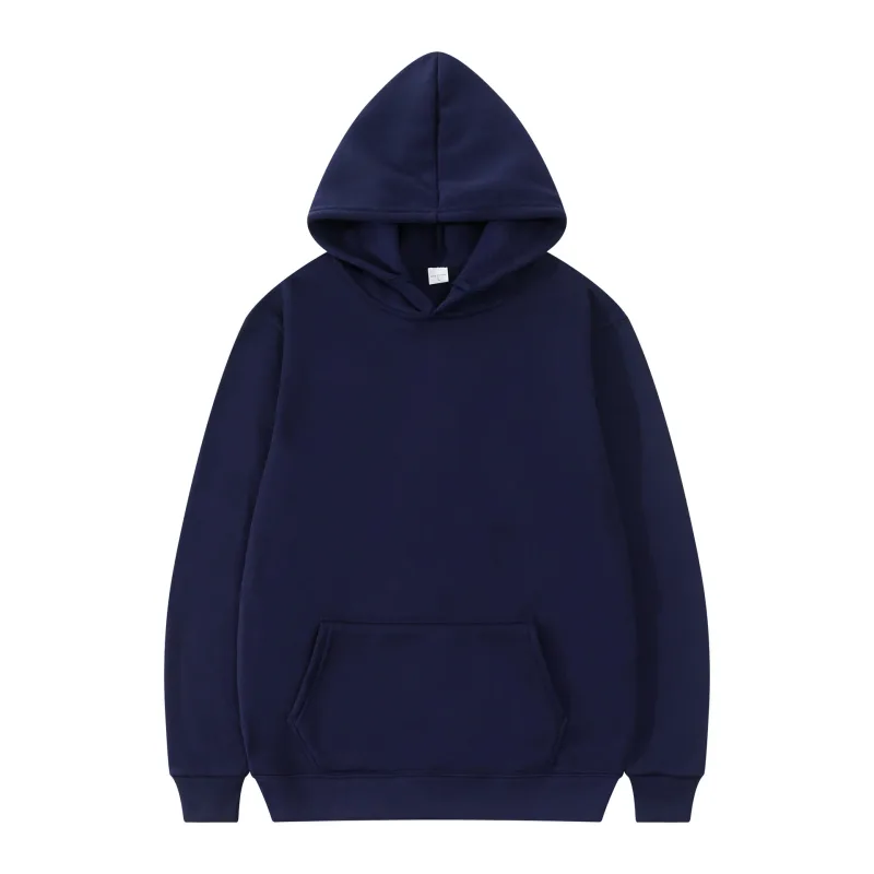 Men Fashion Hooded Sweatshirt Pullover Hoodie Unisex Black White Hoodies For Men Sudaderas Para Hombres Polerones hit product — image 5