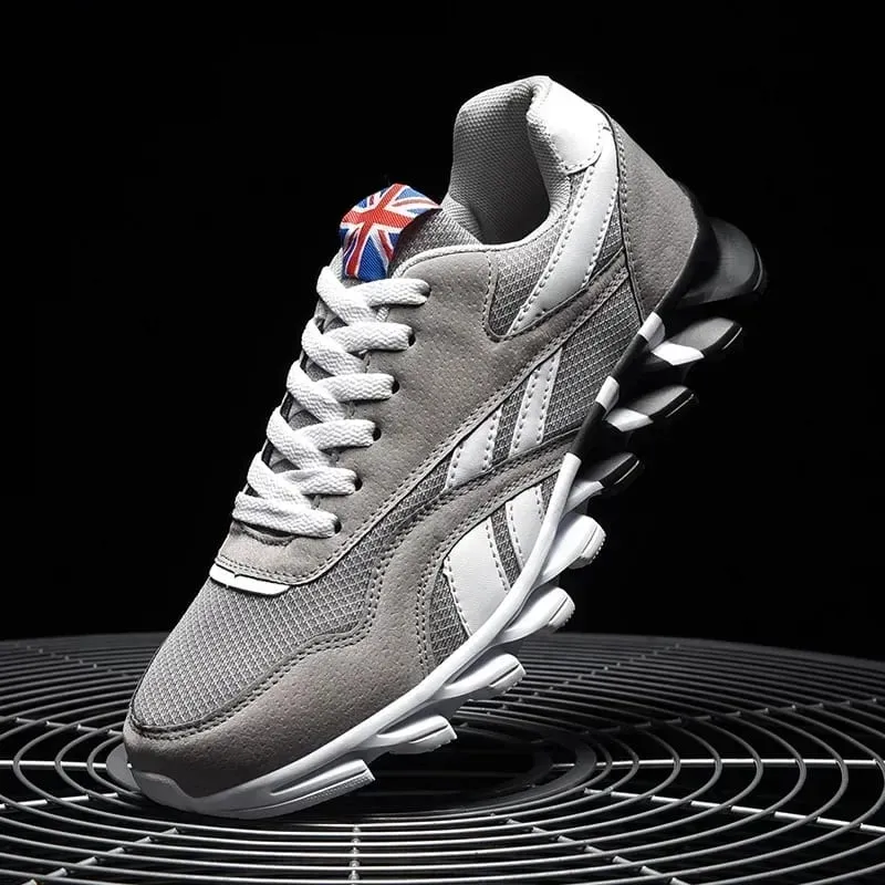 Brand Trend Size 38-48 Men's Wear-resistant Cushioning Thick-soled Fitness Sneakers Outdoor Breathable Running Shoes for Men — image 9