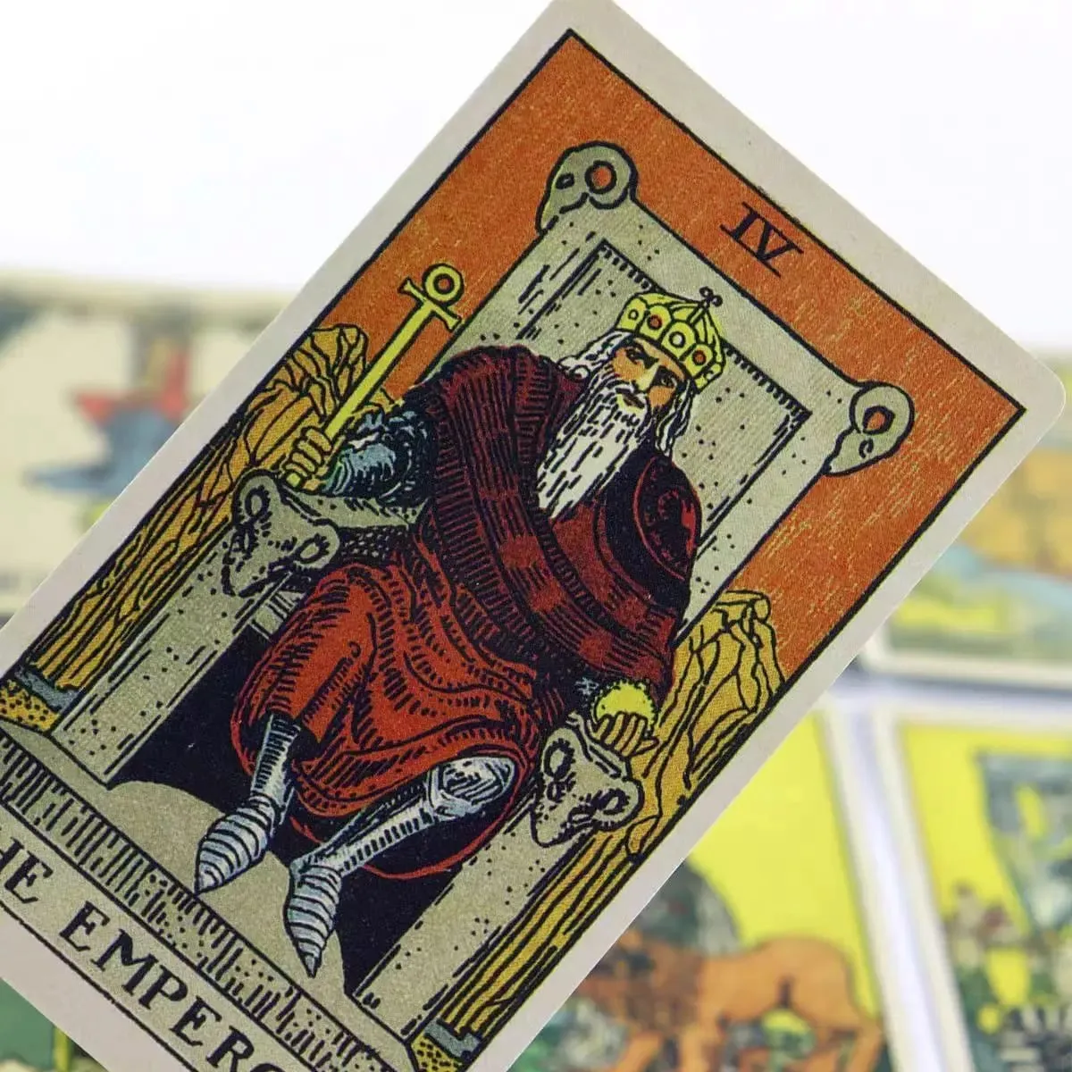 The Classic Tarot Cards 78Pcs Rider Waite Tarot Deck With Guidebook Divination Oracle Card Set Vintage Board Game English Ver.