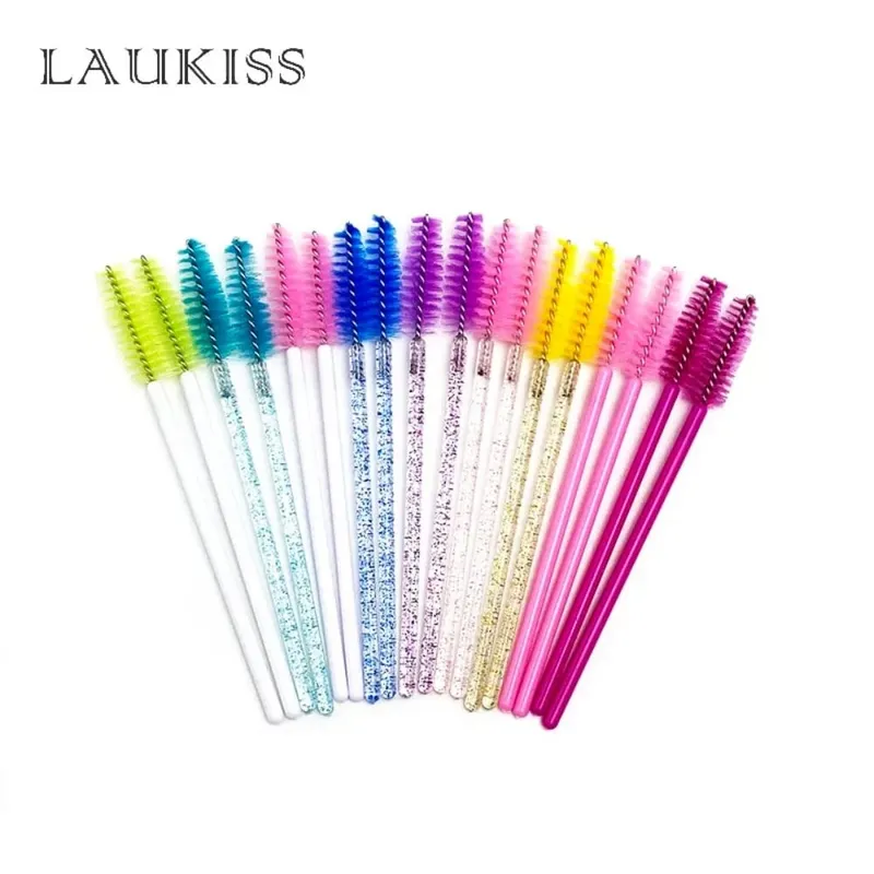 Wholesale Eyelash Brush Mascara Wands Wholesale Spoolies Eyebrow Lash Cleaning Brushes Applicator Makeup Tools 50/1000/2000pcs — image 4