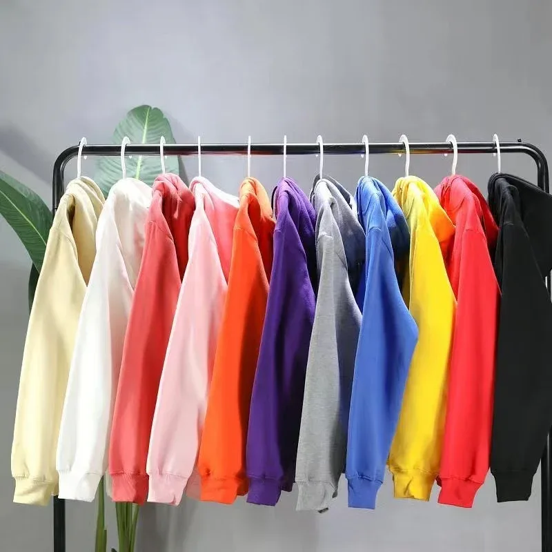 Men's Hoodies Women Pullover Spring Autumn Casual Hoodie Sweatshirts Solid Color Hoodies Oversize Black Sweatshirt For Male — image 2