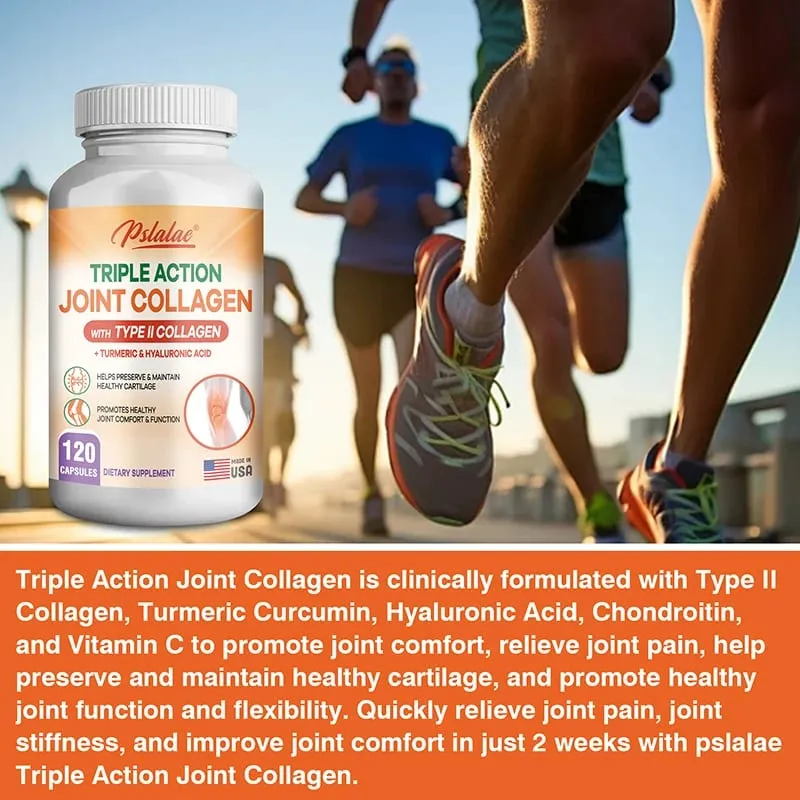 Triple Action Joint Collagen with Type II Collagen - Promotes Joint Health & Comfort Relieves Pain Rebuilds Preserves Cartilage — image 6