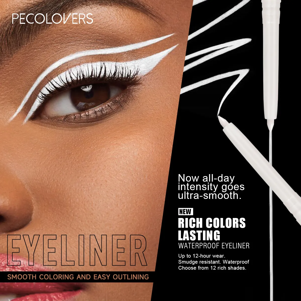 1 Pcs Multi-colors Matte Eyeliner Pencil High Color Rendening Used As Eyeliner and Eyeshadow Eye-catching Eye Makeup — image 6