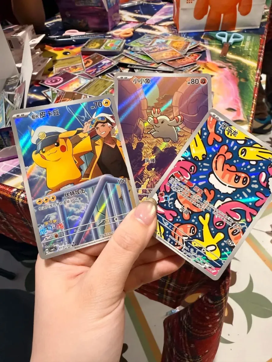 I lager 100%Original Pokémon PTCG-kort Gem Pack Vol 5 Simplified Chinese Tcg Vol. 5 Card Game Gem Pack 4 Collection Gift Box — image 6