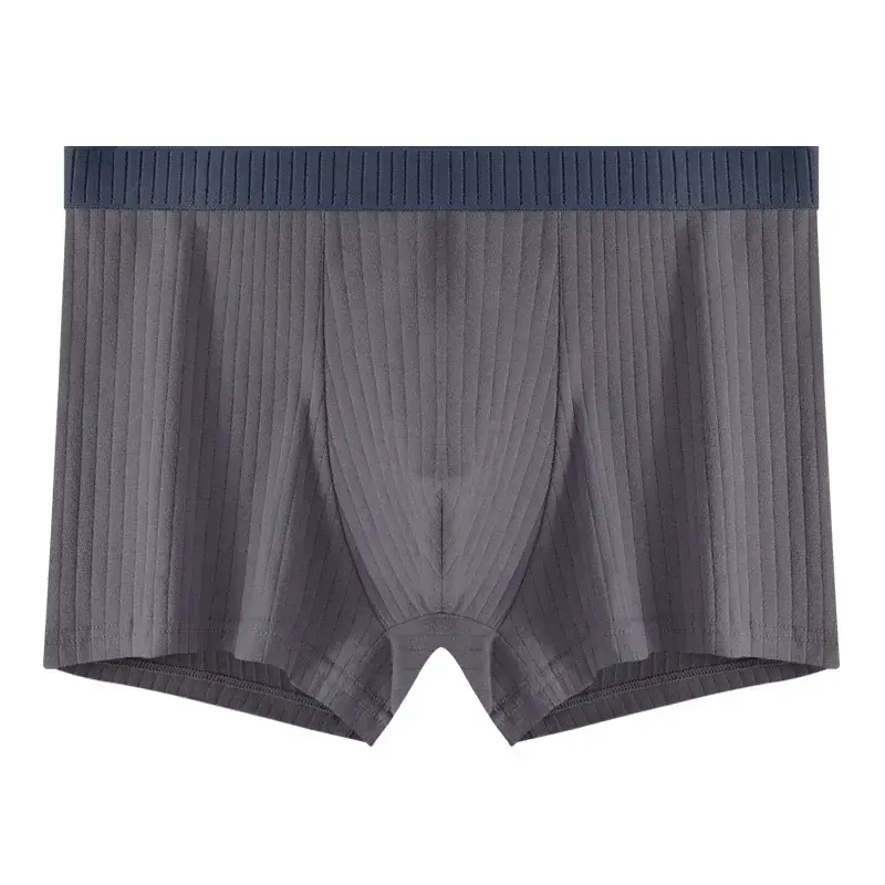7Pcs/Lot Men's Cotton Underwear Boxer Shorts Pure Cotton Breathable Mid-waist High Elasticity Men's Sexy Soft Men's Shorts L-4XL — image 14