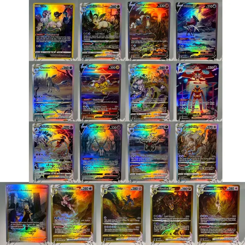 Prismatic Evolutions PKM Cards PTCG5-A GX Rainbow Umbreon Sylveon Leafeon ex Rare Collection Battle Toys Gifts for Hobbies — image 5