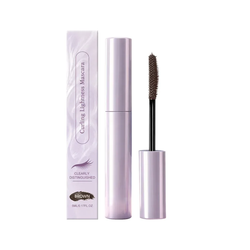 Curling Mascara Natural Lifted Lashes Waterproof Anti-Smudge Long Lasting Curling Strengthen Lashes Eye Cosmetic Black & Brown