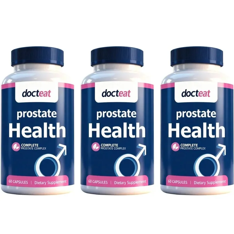 Docteat Prostate Health Capsules with Saw Palmetto Extract Pumpkin Seed Extract Stinging Nettle Root Extract 60 Capsules — image 9
