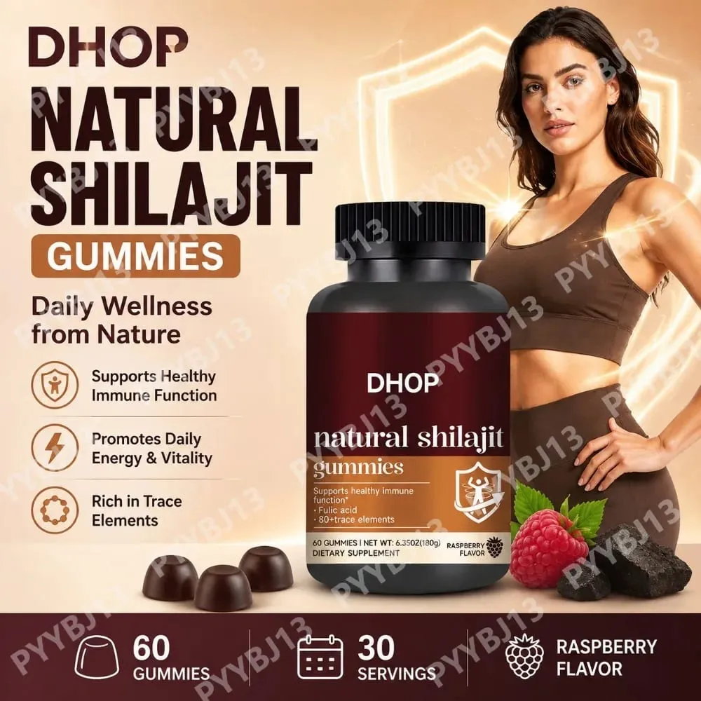 Shilajit Gummies 60 Gummies Himalayan Mineral Supplement with Fulvic Humic Acid Zinc Selenium Magnesium for Immunity Energy — image 2