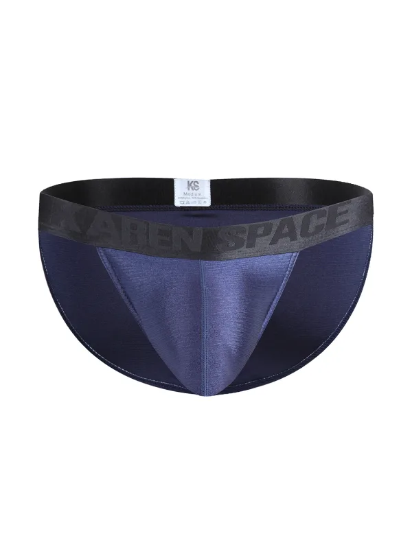 Men's Solid-Color Low-Waist Triangle Underwear Breathable Sexy Bottom Pants Trendy 1-Piece Set Mature Style Promotional Price