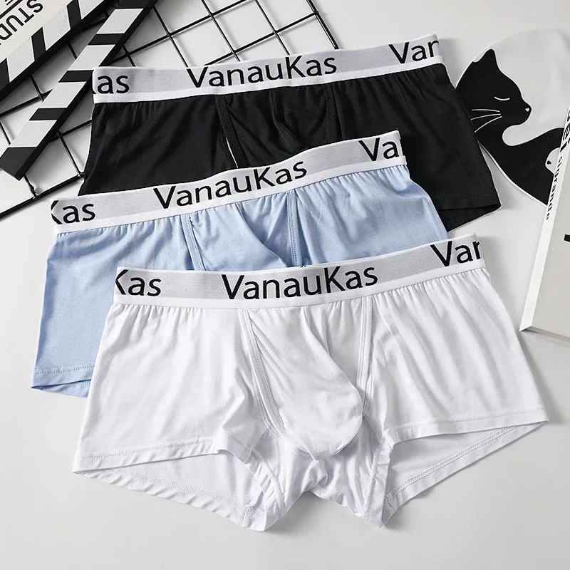 Mens Modal Underwear Boxer Shorts Convenient Pouch Opening for Male — image 20