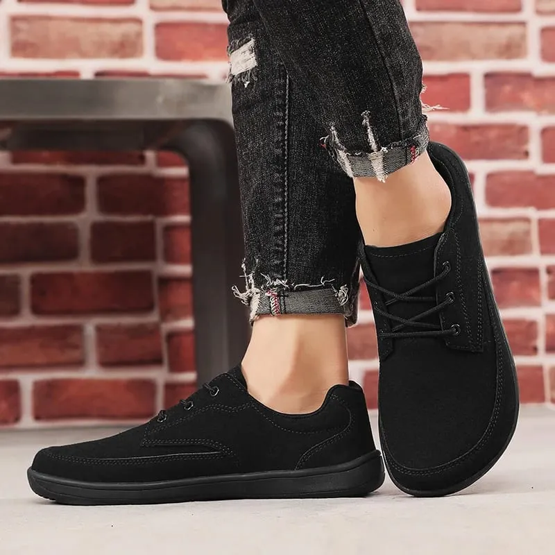 Mænd ruskind Casual sko med bred tå Beige tyk sål Snøresko vandresko Passer også til designer retro stil denim støvler størrelser