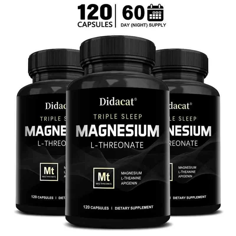 Magnesium L-threonate Capsules - Enhance Concentration Memory Promote Brain Health Improve Sleep Quality Reduces Fatigue — image 11