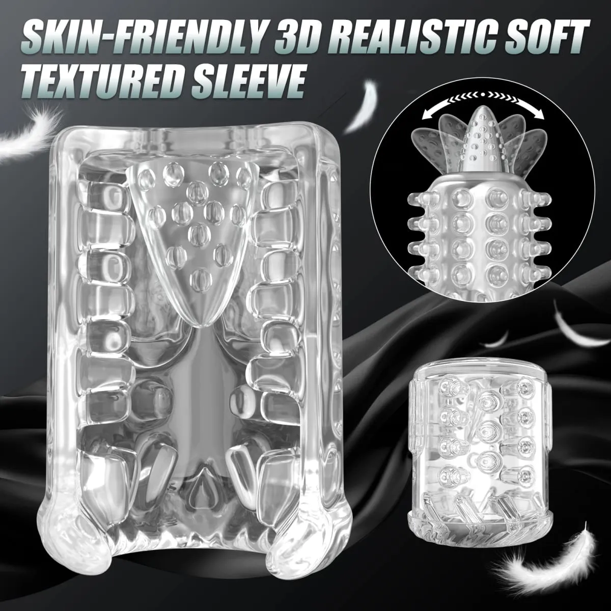 Automatic Male Masturbator Penis Pump Thrusting Rotating 9 Vibrating Sucking Licking Mode Visual LCD Pocket Pussy Adult Sex Toys