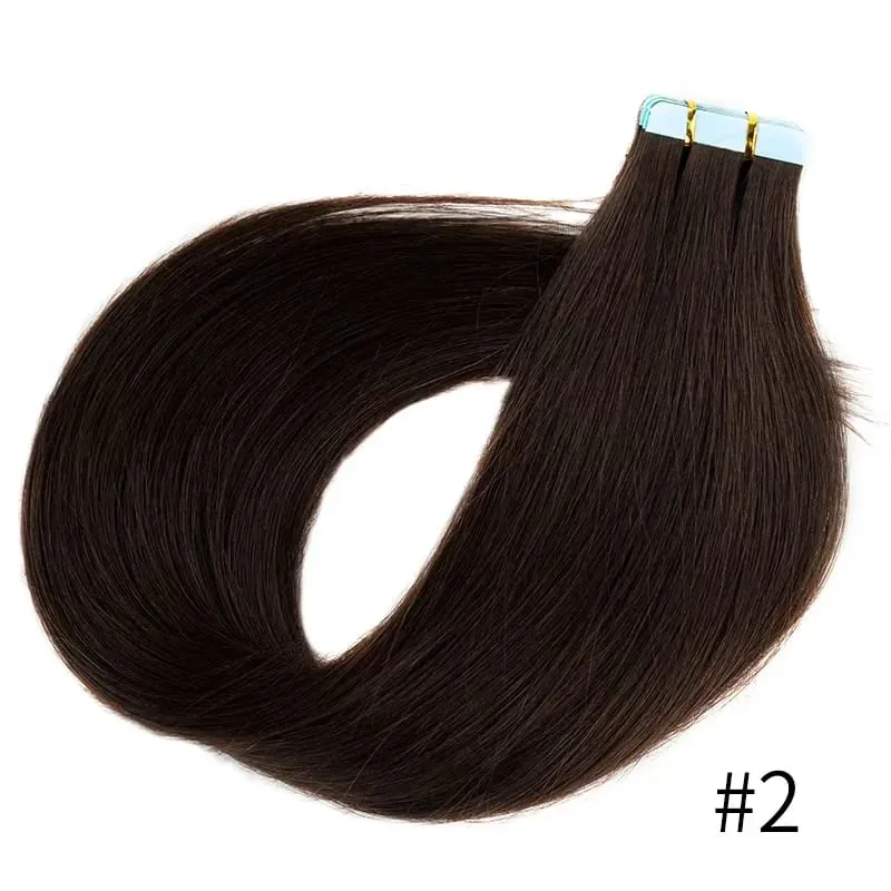 Doreen Tape in Hair extensions 100% Human Hair Material 16 to 24 inch 50g/set Natural Black Hair Extensions Real Human Hair — image 9