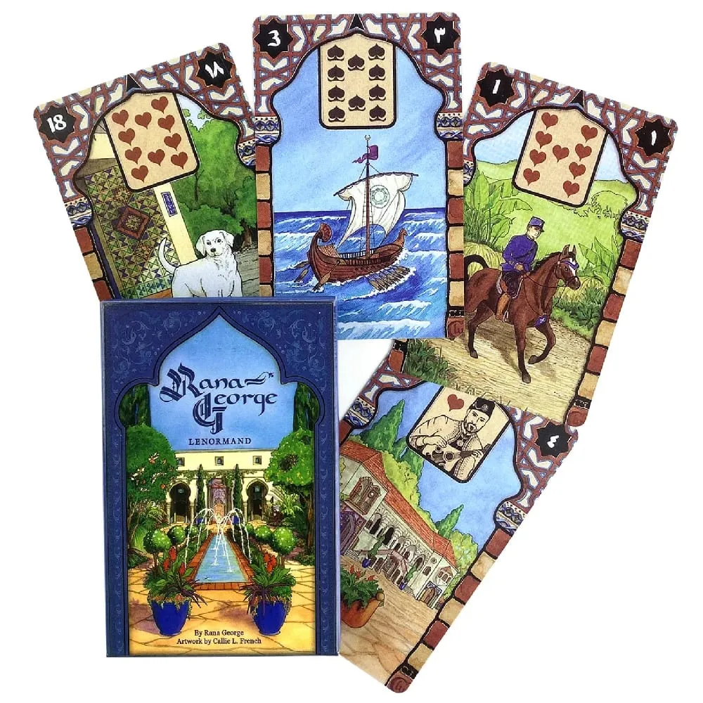 Rana George Lenormand Oracle Cards Board Game Oracle Tarot Cards Party Divination Poker — image 4