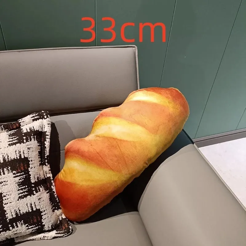 Giant Pillow Simulation Kawaii Big Bread Plush Pillow Doll Soft Cute Food Cushion Toys for Kids Children Birthday Christmas Gift