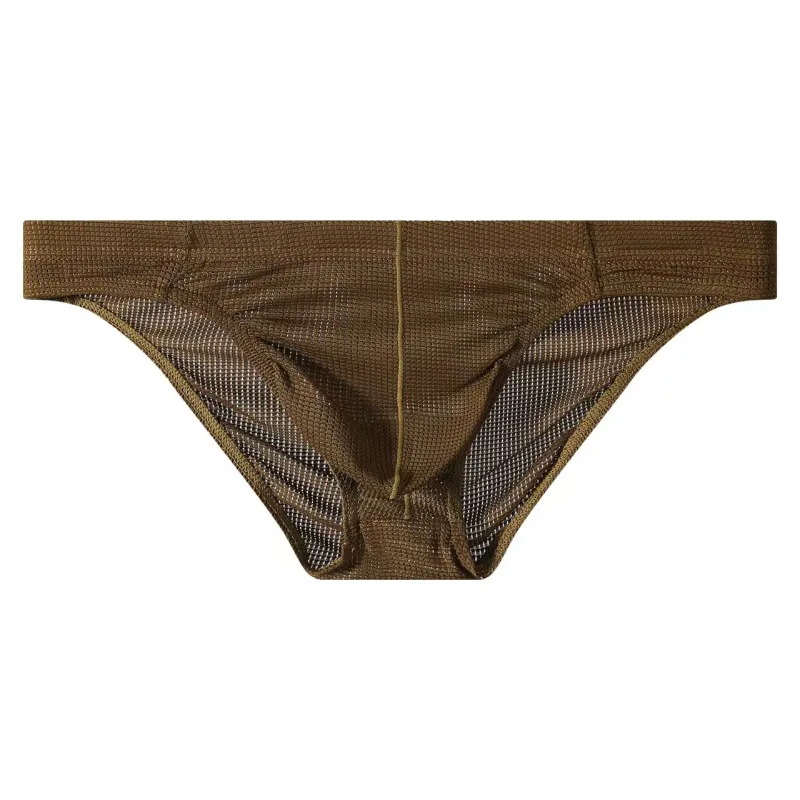 Men's Summer Ultra-thin Boxers Briefs Ice Silk Seamless Underwear Sexy Lingerie Underpants Shorts Breathable Panties