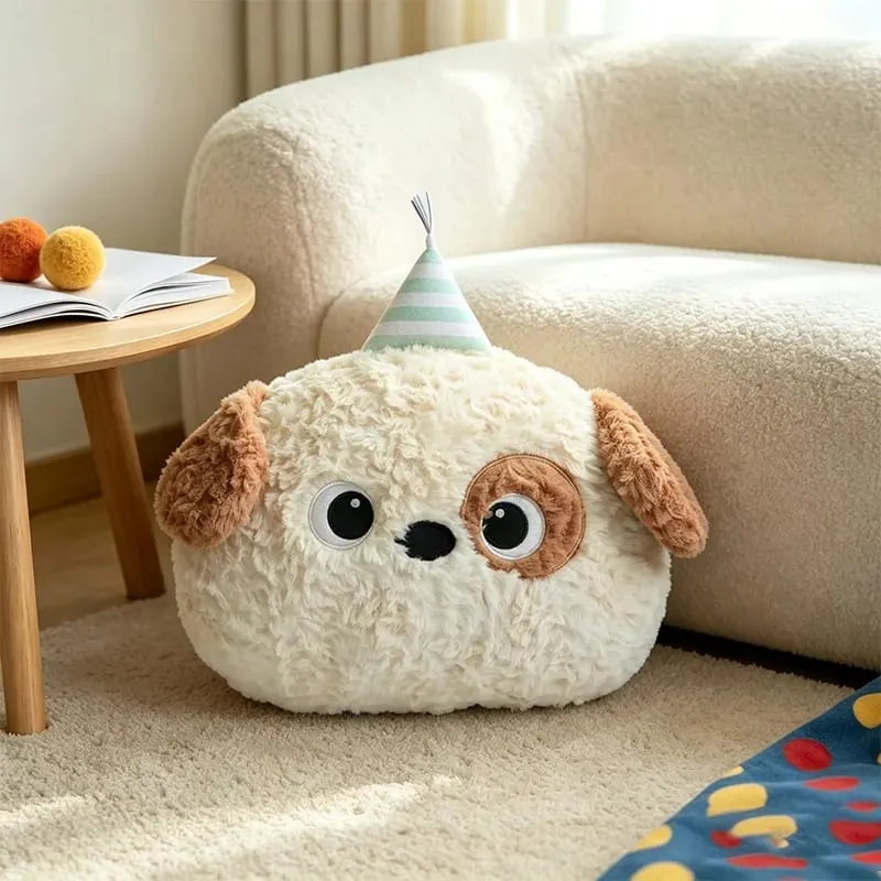 40CM Kawaii Cartoon Animal Plush Pillow Soft Stuffed Soft Fox Sheep Frog Cat Seal Dog Pig Cushion Funny Home Decoration Gifts — image 14