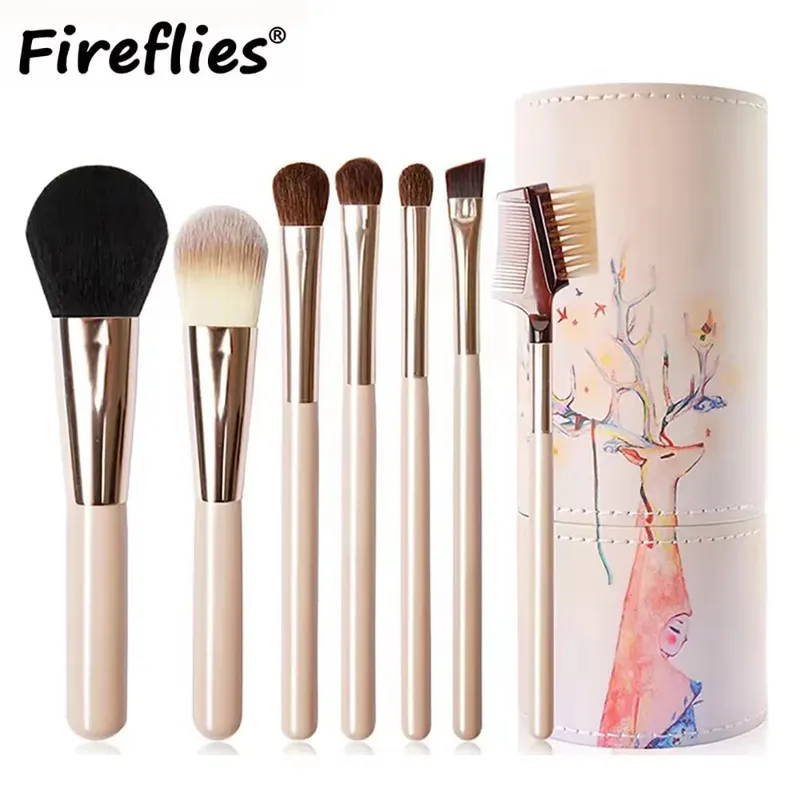 Makeup Brushes Set Premium Synthetic Kabuki Brushes Foundation Concealer Powder Blush Blending Face Eyeshadow Cosmetic Brushes S