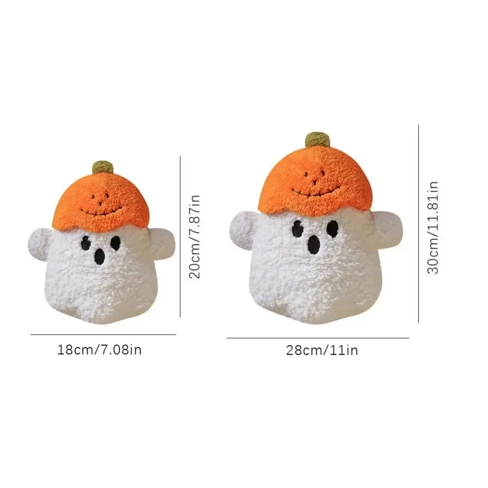 Cute Ghost Decorative Cushion Hug Pillow Fabric PP Cotton Filling Ghost Decor Ornaments Pumpkin Pillow Home Decor