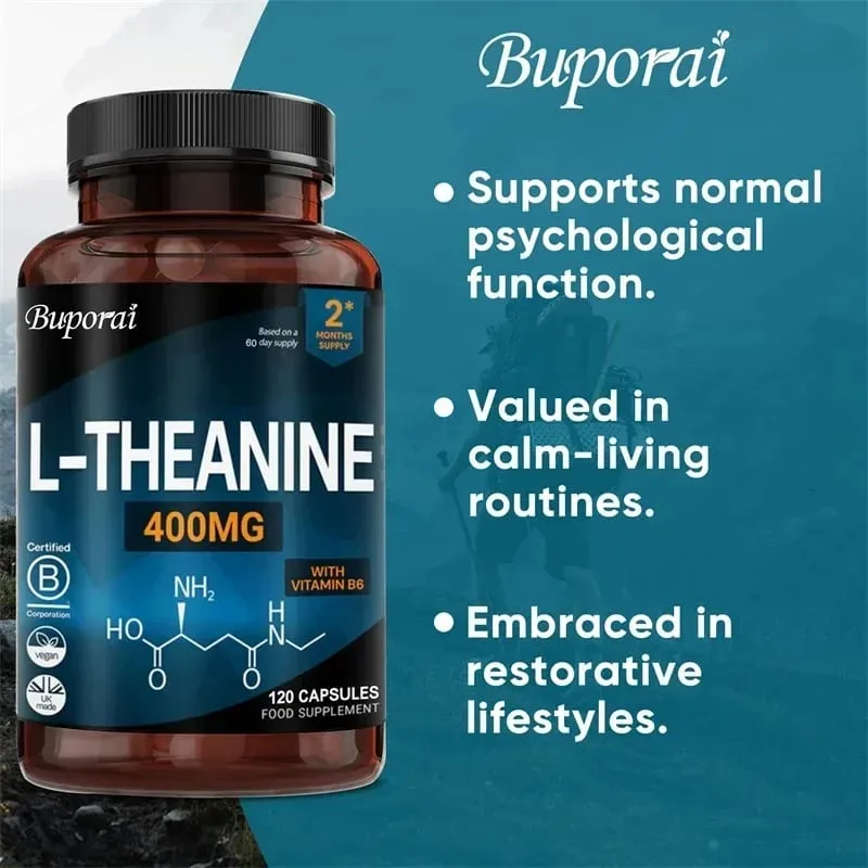 L-Theanine 400MG - Improve Mood and Reduce Anxiety Enhancing Concentration and Cognitive Function — image 5