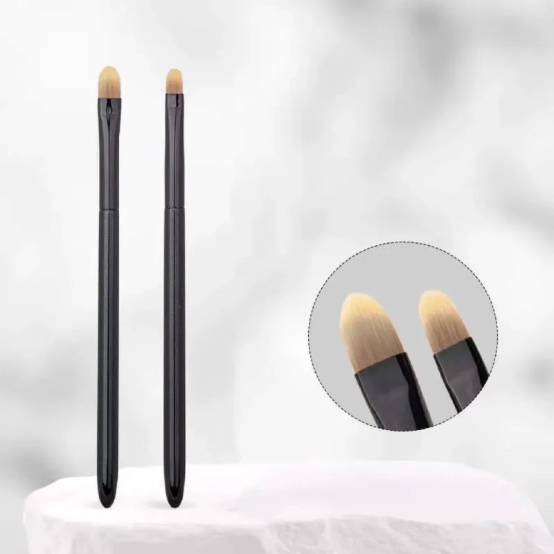 Ensemble de pinceaux de maquillage pour fard à paupières, poils de cheval doux, surligneur de paupières, ver à soie couché, outils de maquillage pour les yeux, 2/4 pièces — image 7