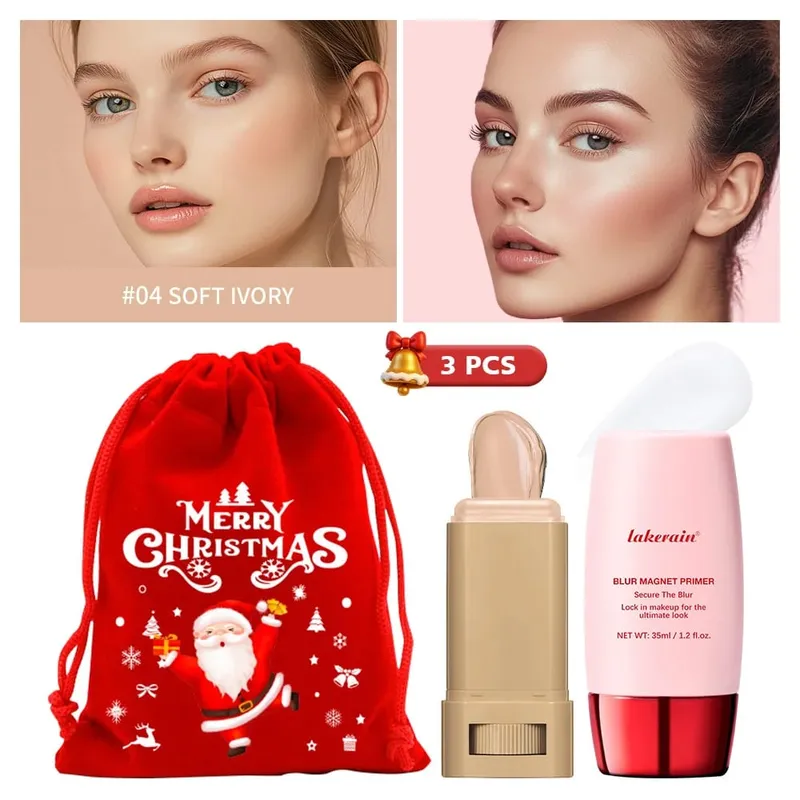 Blur Magnet Primer & Eraser Foundation Stick Long Lasting Pore Minimizing Smooth Face Makeup Oil Control Matte Christmas Gift — image 3