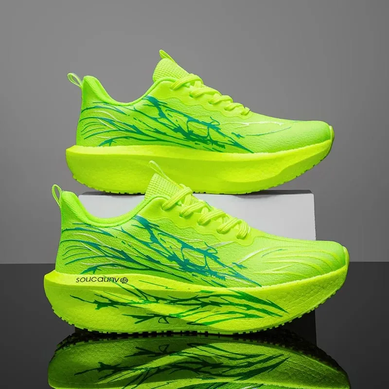 Marathon Running Shoes Men Carbon Board Speciality Sports Breathable Lightweight Women's Comfortable Athletic Nonskid Sneakers — image 2