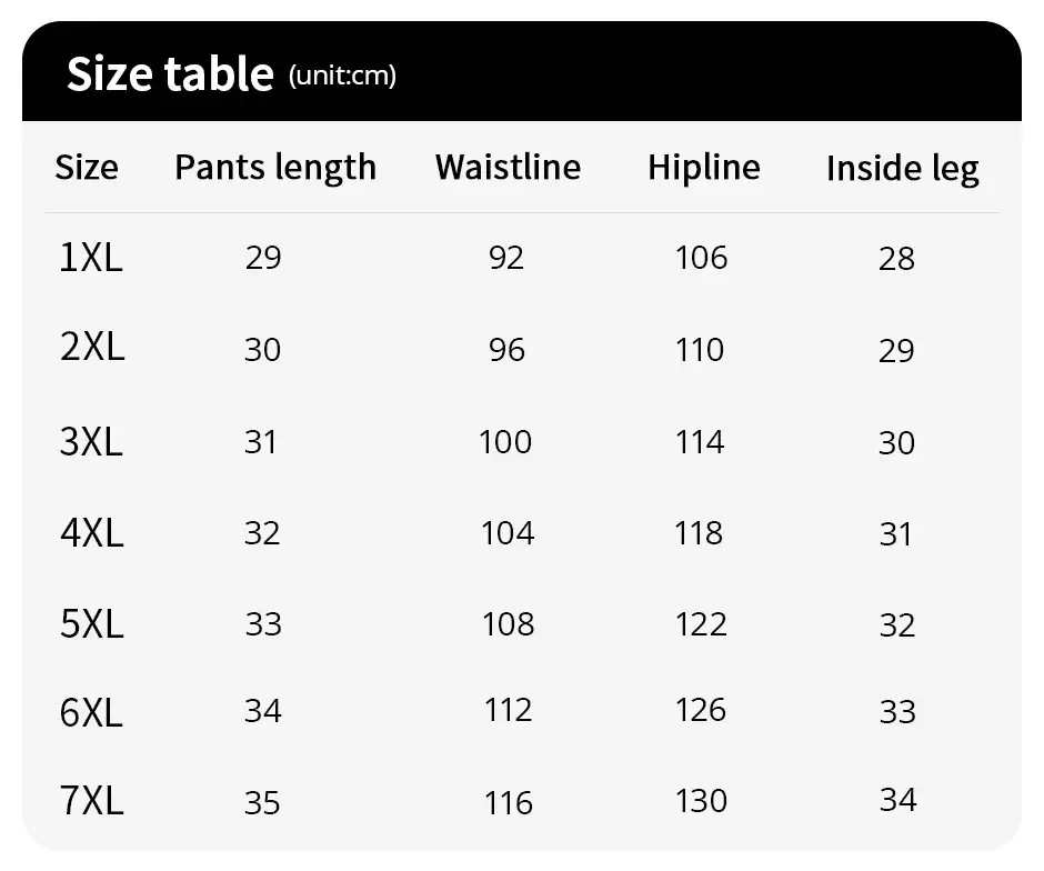 4-Piece Men's Oversized 1xl-7Xl Square Shorts Casual And Comfortable Obese Men's Boxer Shorts Sports And Fitness Basic Shorts — image 20