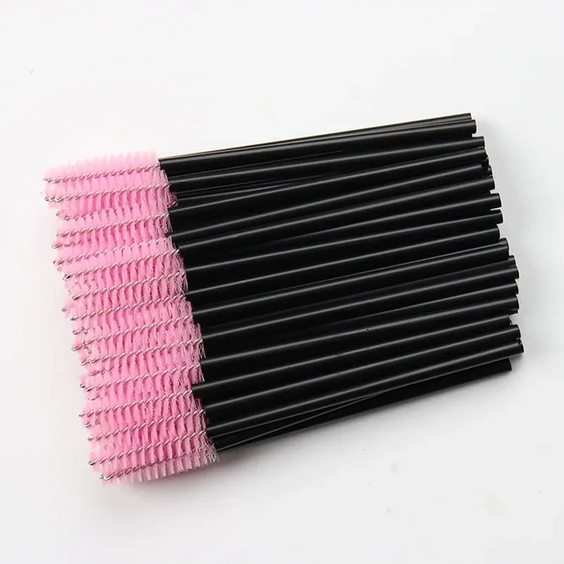 100pc Disposable Eyelash Brush Hollow Eyebrow Comb Lash Extension Makeup Brushes Mascara Stick Applicator Microbrush Beauty Tool — image 15