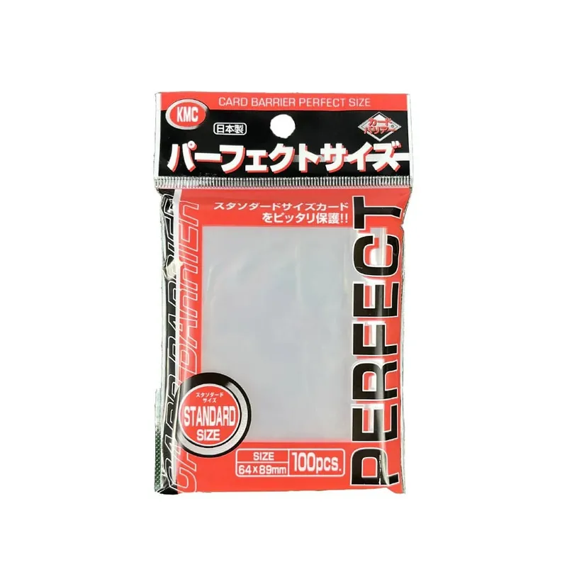 64x89mm 100PCS Transparent KMC Card Sleeves Trading Card Sleeve Barrier Board Game Cards Outer Protector for MTG/YGO