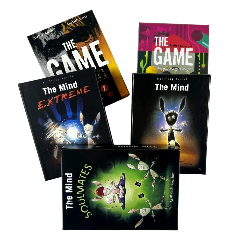 5 Styles The Mind Cards Game | The Mind Extreme | The Mind Soulmates | The Game Board Deck | The Game Face to Face Game Cards — image 1