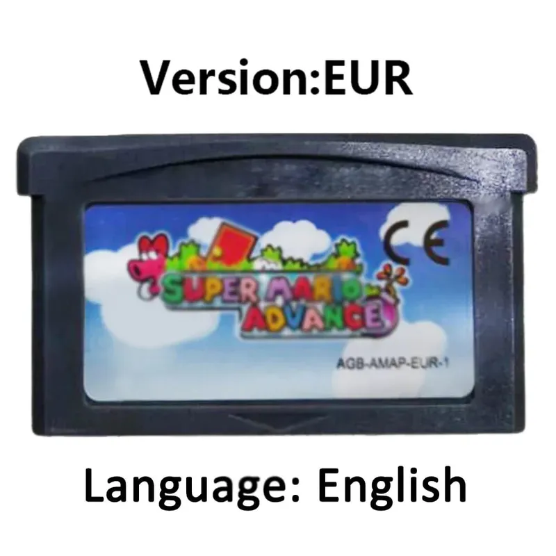 Wari0 32 Bit GBA Game Cartridge Kart Game Card Series EUR USA Version Video Game Card For GBA Portable Game Console