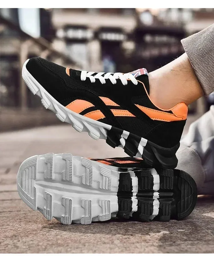 Brand Trend Size 36-48 Men's Wear-resistant Cushioning Thick-soled Fitness Sneakers Outdoor Breathable Running Shoes for Men