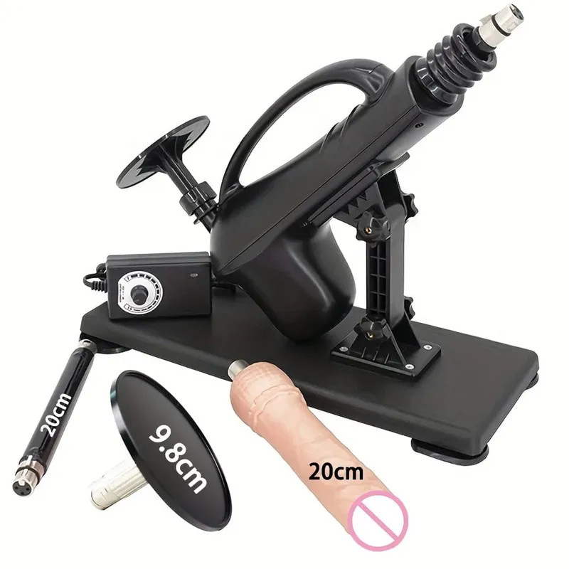 Automatic Sexual Machine 3XLR Dildo Attachments Female Masturbation Vibrator Massage Gun Sex Toys for Men Couples Adult Products
