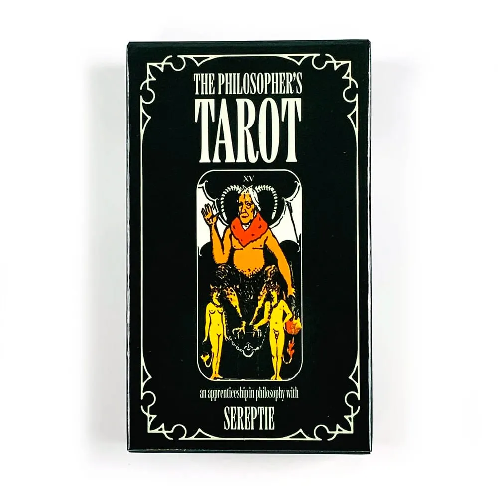 New The Philosopher's Tarot Deck 78 Cards English Version Fate Prediction Spiritual Divination Table Game for Tarot Beginners
