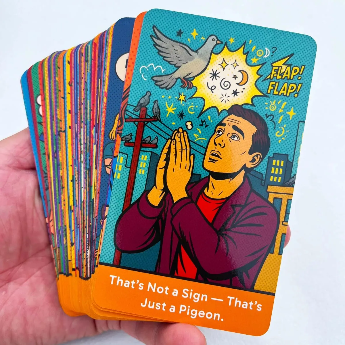 78 Card Deck Sassy Spirits Oracle Card Deck, Humorous Divination Cards Includes Funny Honest Trendy Art Comic Style — image 5