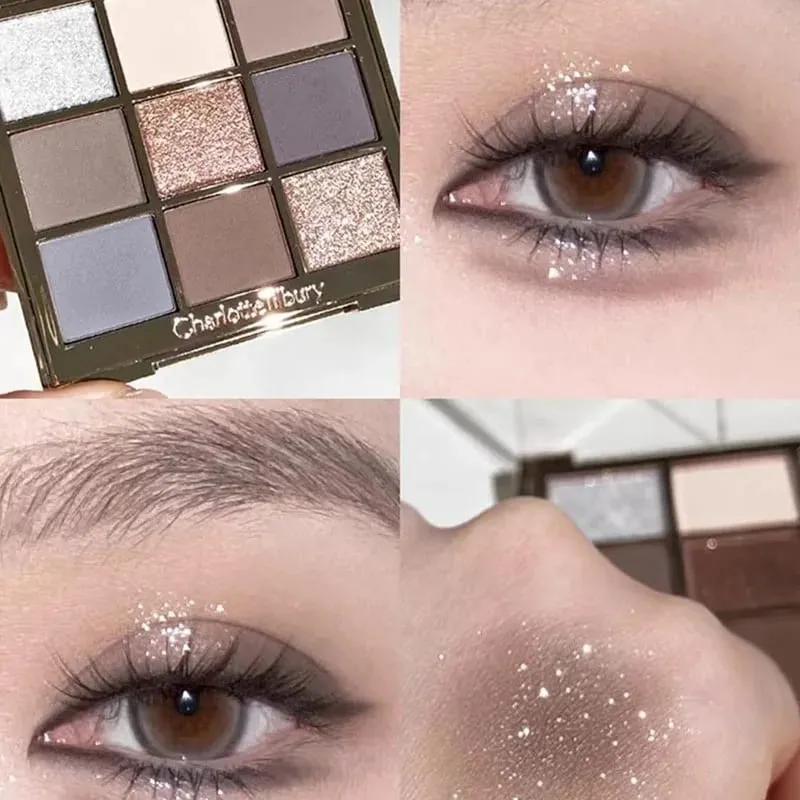 Nuovo CT Nature Ombretto scenario estetico facile da colorare Starlight Pink Disco bicolore a luce morbida Cosmetici blush a cuore a due colori