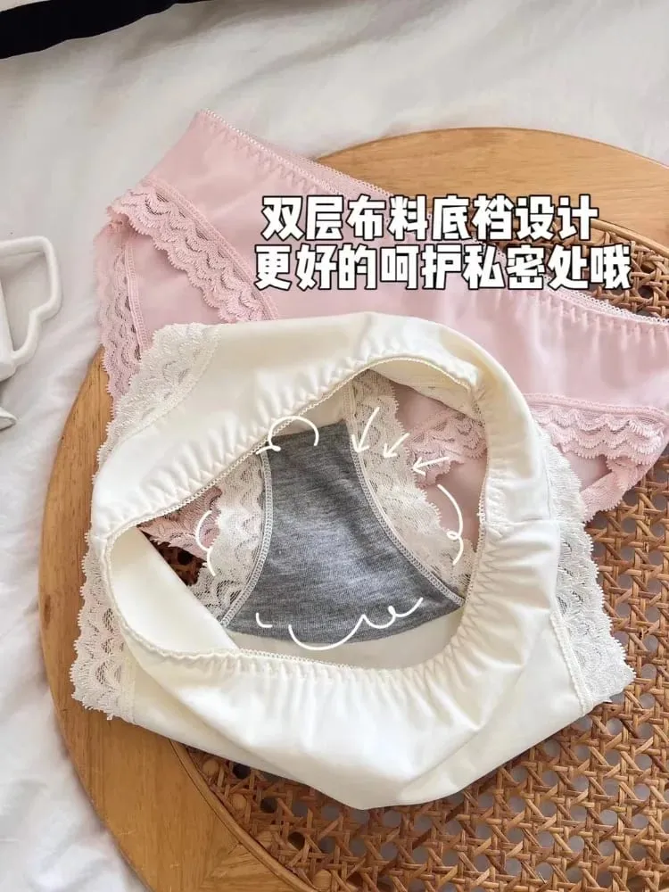 Japanese Anime Lace Bra Set Push Up Wireless Bralette Small Bust Seamless Sexy Triangle Cup Lingerie Set Spring Summer MOYISU — image 4