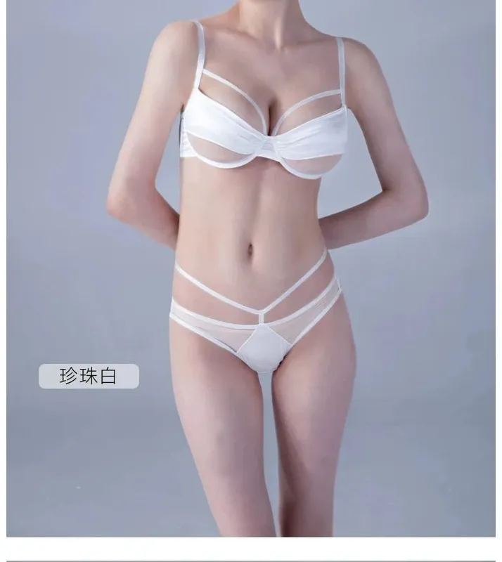 Set di biancheria intima dimagrante da donna nuova tazza sottile reggiseno push up con ferretto morbido effetto minimizzante raccoglie rigonfiamento laterale anti-cedimento morbido
