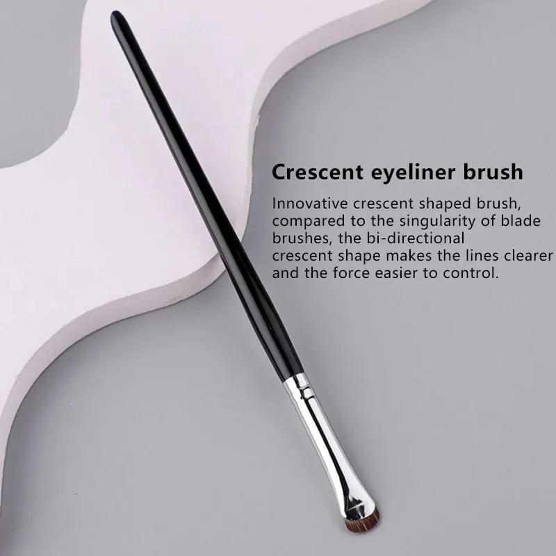 1/2PC Crescent Eyeliner Makeup Brushes Eye Makeup Tools Precision Soft Eyeshadow Brush Curved Thin Small Eye Cosmetic Tools
