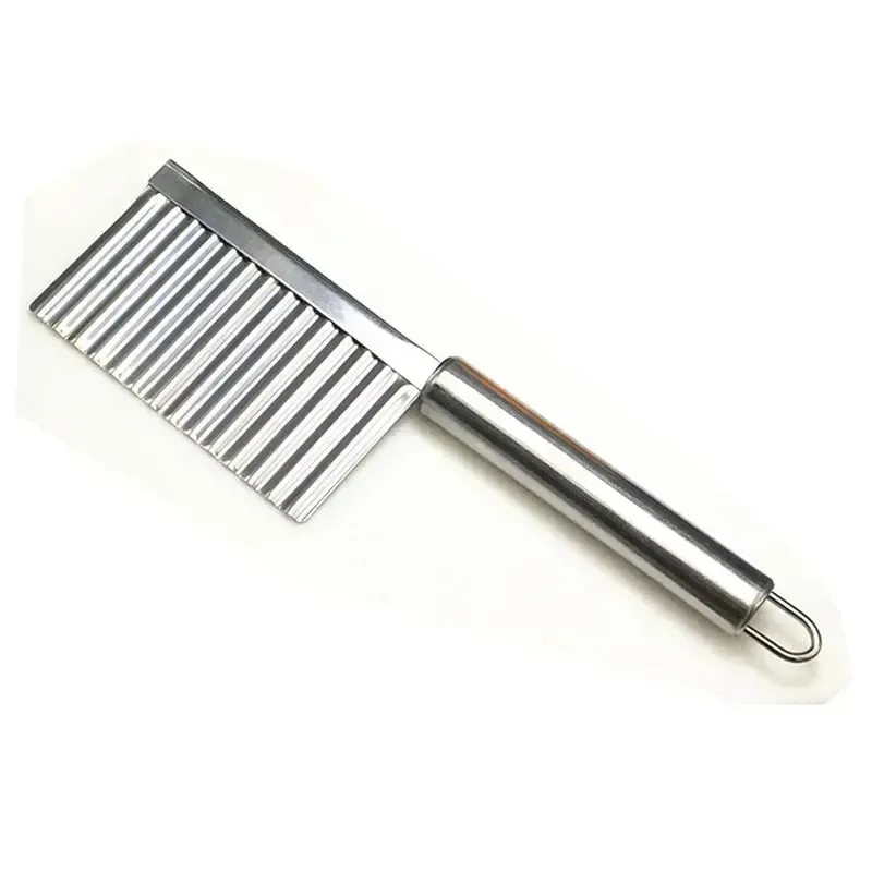 Stainless Steel Wave Potato Slicer Vegetable Cutter Potato French Fries Cutter Gadget Accessories Supplies Kitchen Cooking Tools — image 7