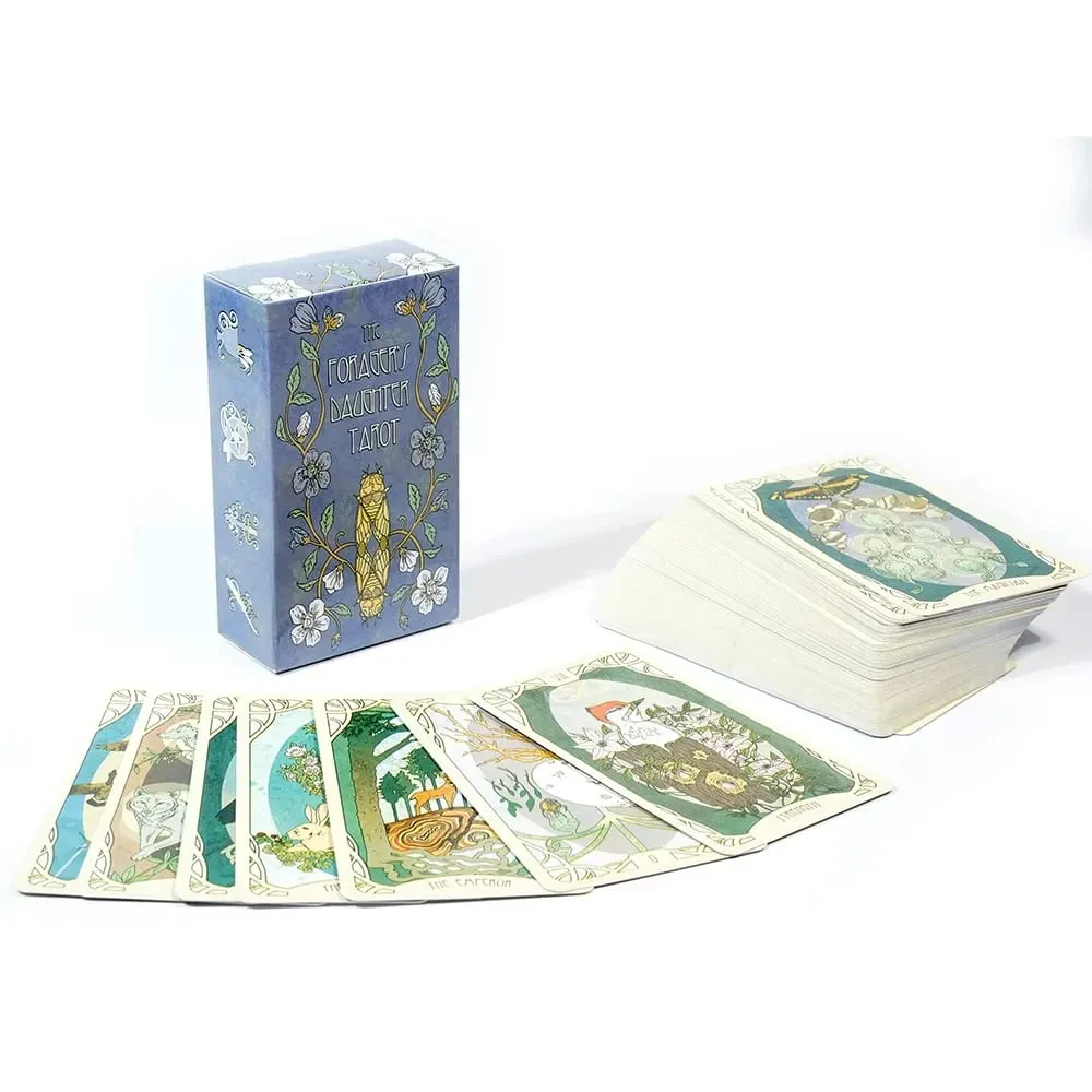 Forager'S Daughter Tarot Divination Set Inspired By Nature And Imbued With Rich Symbolism 83 Cards No Paper Guidebook
