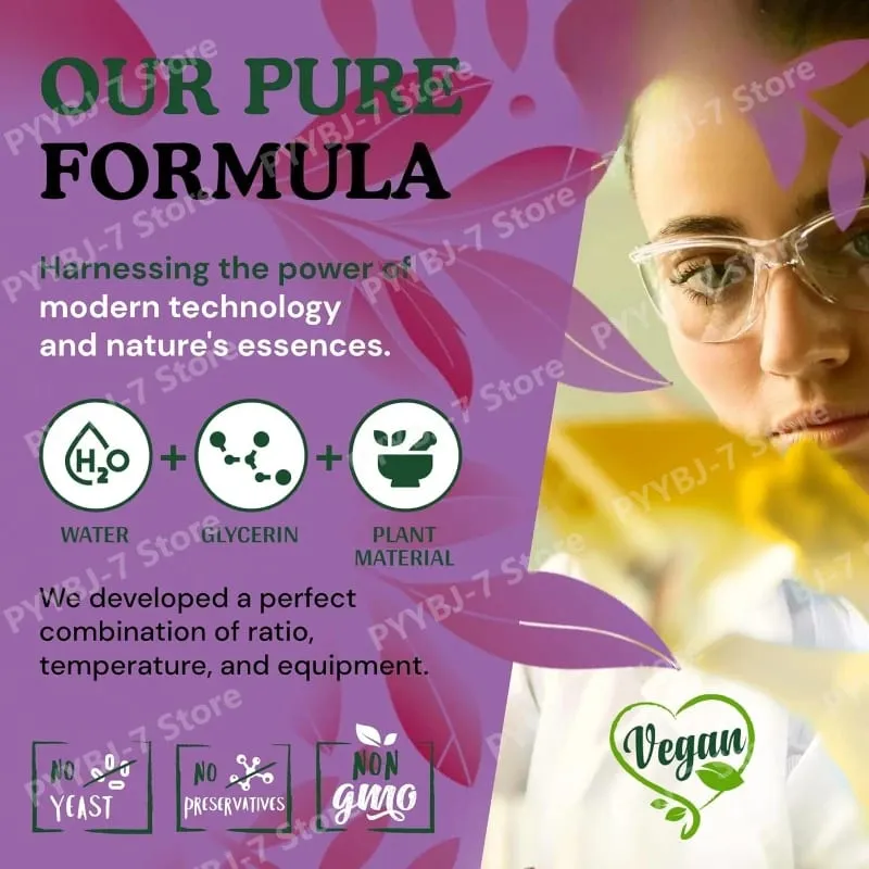Organic Saffron Liquid Extract Drops Plant Based Herbal Supplement Vegan、sugar & Alcohol Free 60ml Daily Health Supplements — image 6
