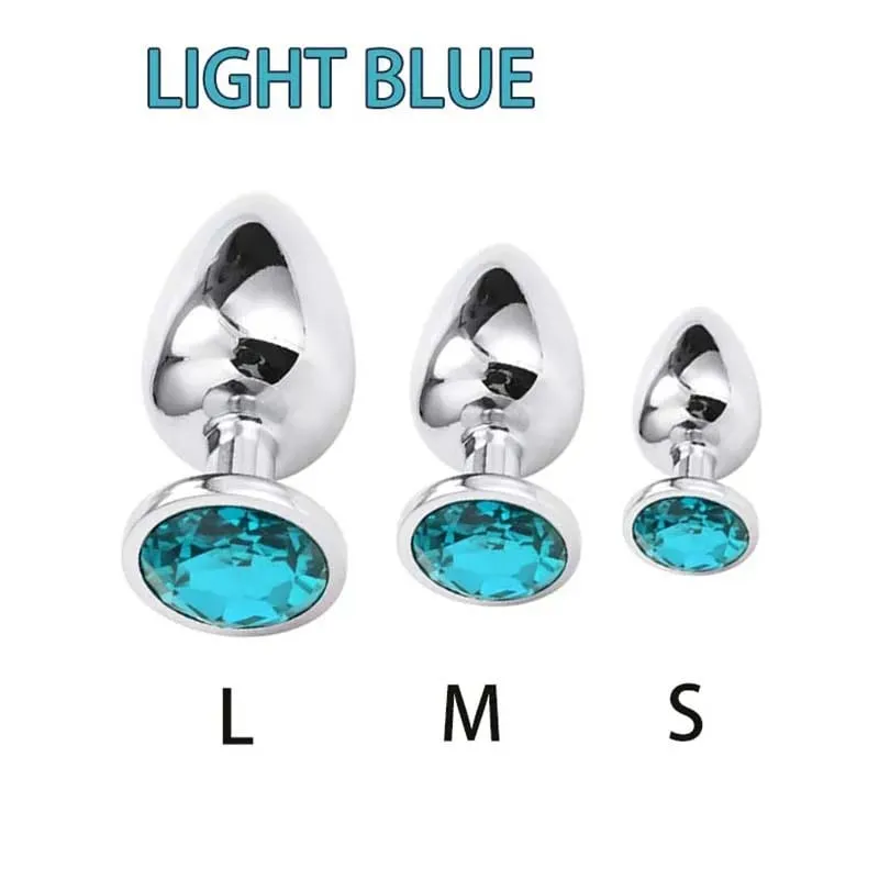 Stainless Steel round Butt Plug Anal Jewelry Stimulator Dildo for Couples Gay Sex Toys Adult Plug