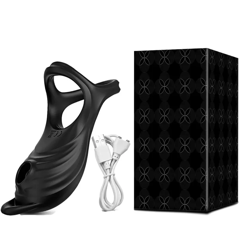 Sucking Vibrating Cock Ring for Men Remote Control Penis Ring Ejaculation Delay Clitoris Sucker Stimulation Sex Toy for Couples — image 8