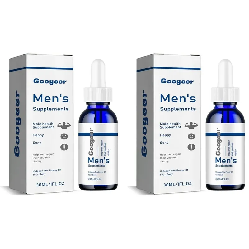 Men's Supplements Drops with Panax Ginseng Ginkgo Biloba Grape Seed and Vitamin B12 for Energy & Daily Vitality Support 30 ML — image 8