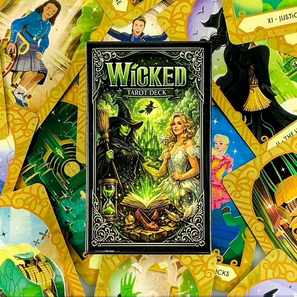 Novo baralho de tarô perverso, 78 cartas, tradição, versão em inglês, jogos de tabuleiro de adivinhação, jogos de halloween e natal — image 3